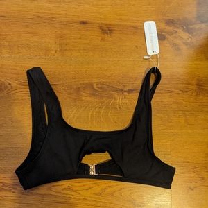 Laguna swim top -black